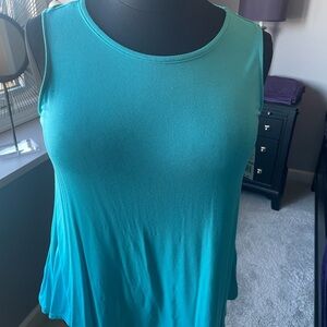 Sleeveless Teal Women's Top